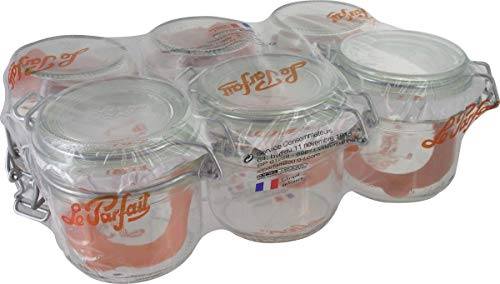 Le Parfait 1978003 Terrine, 500 ml, 10 cm (Durchmesser), 6-teiliges Set