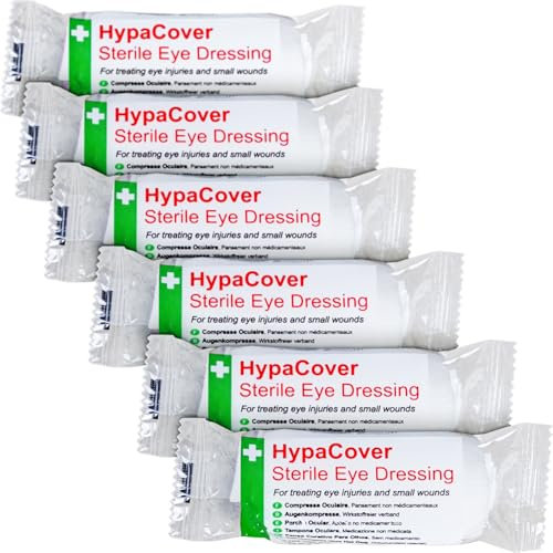 HypaCover Sterile Eye Pad Dressing Bandage (Pack of 6)