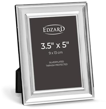 Edzard cornice per foto Sunset per foto 9 x 13 cm, placcato in argento pregiato, antiossidante