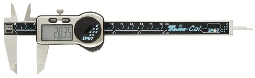 tesa 00530319 Universal Digitaler Messschieber, 0 mm/150 mm Messbereich, 40 mm Dimension A, 16 mm Dimension B