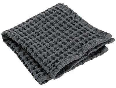 blomus Gästehandtücher 2er Set -Caro- | Handtücher 30 x 30 cm | 100% Baumwolle | Farbe Magnet | weich & saugstark