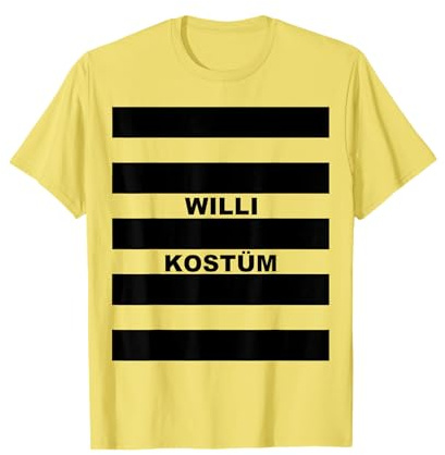 Biene Kostüm Willi Bienenkostüm Karneval Paare Paarkostüm T-Shirt