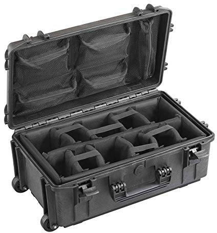 Plastica Panaro Max Cases Luftdichter Fotokoffer mit gepolsterten Trennwänden