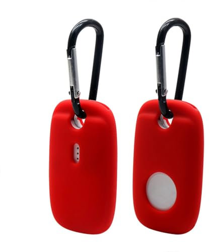 UKCOCO Silicone Tracker Protection Case with Hook for Tile Pro 2022 - Durable Anti-Collision Sleeve for Keychain Kids Bags Car Keys Scratch Resistant Gps Cover