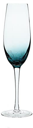 Lot de 2 verres à vin en cristal craquelé bleu dégradé sans plomb, verres à vin rouge craquelé, verres à cocktail, verres à champagne