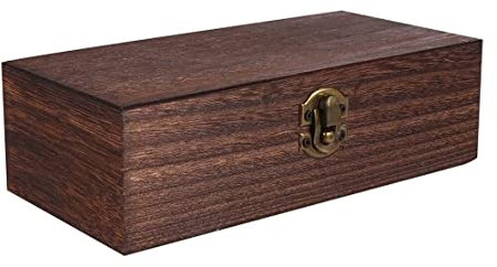 AMYSTY Uhrenkoffer Uhrenrolle Uhrenbox Uhrenschatulle Hölzernes Uhren-Armband-Schmuckkästchen Rechteckige Geschenkbox-Aufbewahrungsorganisator Uhrenetui Uhren Aufbewahrungsbox