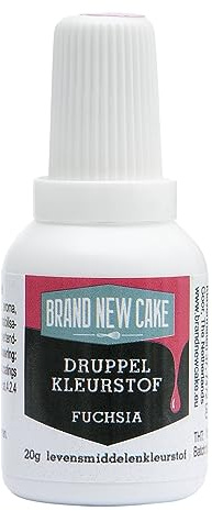 BrandNewCake® Fuchsia Lebensmittelfarbe 20g - Essbare Lebensmittelfarbe für Backen und Dekorieren - Hochkonzentriert und Leicht zu Dosieren
