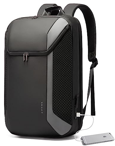 BG FUTURE AESTHETICS BANGE Smart Business Sac à dos de voyage étanche avec port de charge 3.0 pour homme et femme