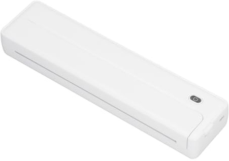 Jectse Etikettendrucker, Bluetooth-Thermo-Versandetikettendrucker, A4-Tintenloser Drucker Tragbarer Kabelloser Drucker für Fotoetiketten, Quittungen, Lernnotizen, Zuhause, Schule, Büro