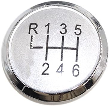 Schaltsack Schaltmanschette Für VW Für Transporter T5 T5.1 GP 2003-2011 Auto Schaltknauf 5/6 Gang Schalthebel Stick Gamasche Boot Abdeckung Schaltkopf(Farbe:6 Speed Silver)