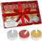 DECO EXPRESS Lot de Bougies Chauffe Plat de Noël, Multipack avec 2,5, 3 ou 6 Heures de Combustion Non Parfumé Déco Noel (Multi Lot de 15)
