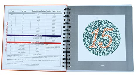 Farbsehschwäche-Testbuch, 24 Tafeln