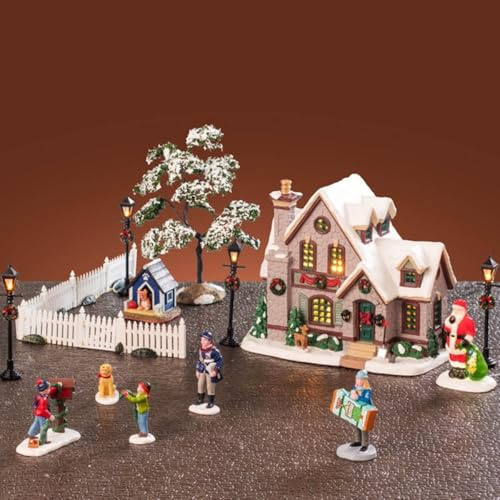 Lemax Weißes Weihnachtsset, Haus-Set, #56671