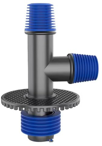 Luobannm Desagüe de Suelo Universal para Lavadora, Conector de Desagüe 2 en 1, Accesorio para, Alcantarillado, Baño, Adaptador de Manguera y Triturador.