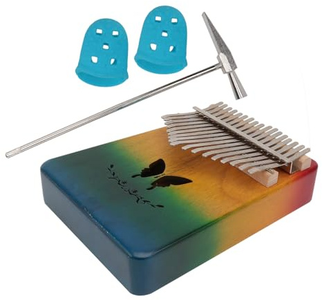 WHAMVOX Tasten Daumenklavier Kalimba Thumb Piano für Anfänger Tragbares Fingerklavier mit Klarem Klang und Einzigartigem Design Musikinstrument für Musikliebhaber