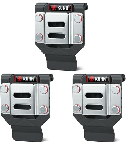 KUNN 3-Pack Professional Drill Holder Set, Bulk Drill Belt Clips & Tape Measure Holsters | Full Kit for Crew & Serious DIY | Fits 2.7 Belts, Impact Driver