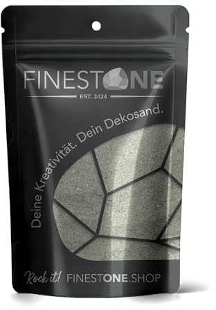 FinestOne® Premium Sand Grün Glitzernd – Glimmerreicher Deko-Sand natur für DIY, Basteln, Resin & Jesmonite, Körnung 0,1–0,6 mm, Made in Germany ohne Zusätze – 1 kg
