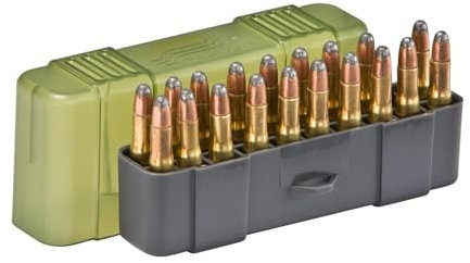 Plano Patronenbox für Büchsenpatronen, mit Stülpdeckel, Klein, 20 Patronen