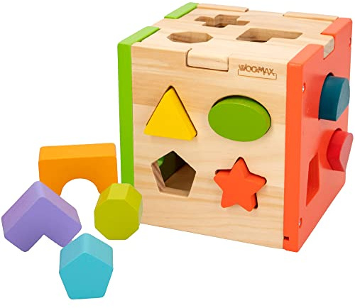 ColorBaby – Cubo con Forme da Incastro, in Legno cubo