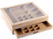 DESIGN DELIGHTS SCHMUCKKASTEN | 40x37 cm, Holz | Setzkasten, Sortierkiste, Aufbewahrungskiste, Sammelkiste, Holz Vitrine, Utensilienkoffer, Sortierbox, Schmuck Kiste, Allzweckkiste
