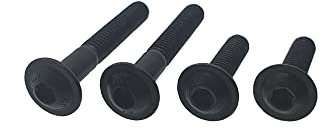 25 Stk Linsenkopfschraube mit Flansch ISO 7380-2 M5 x 10 mm - 10.9 blank