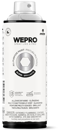 MTN WEPRO Solvent Brillante WM-101 Plata Brillante, Spray 400ml