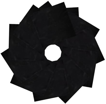 SOLUSTRE 12 Piezas Servilleta De Tela Servilletas De Tela Trapos para Lavar Platos Servillías Lavables Negras Servilletas De Cóctel Reutilizables Naquinas De Cóctel De Tela Poliéster Black
