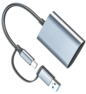 Gramigg Magnesiums Alloys XQDs Kartenleser USB 3.0 Schnittstellen 5 Gbit/s Übertragungsrate für Kamerazubehör Mehrere Geräte kompatibler Kartenleser