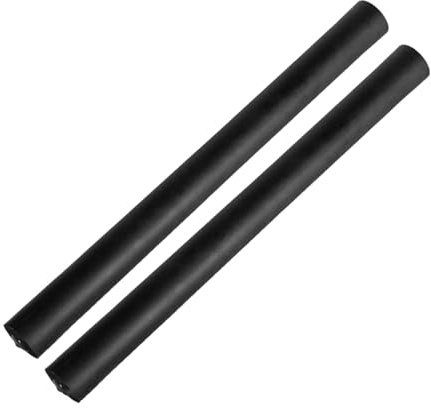 Jiuvaso 2 Pezzi di bastoni da Allenamento per Boxe, aste da Colpo, Attrezzatura da Boxe per Allenamento di Reazione per velocità di Combattimento, Muay Thai, Nero 50 Cm