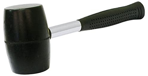 Rolson 10514 16 oz Tubular Steel Rubber Mallet