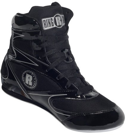 Ringside Diablo Wrestling Boxing Shoes, 8, Black