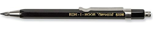 KOH-I-NOOR Kurzer mechanischer Kupplungsminenhalter, 2 mm Durchmesser, Schwarz