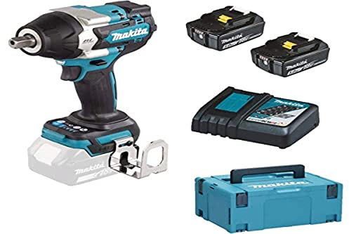 Makita DTW701RTJ Akku-Schlagschrauber 18 V / 5,0 Ah, 2 Akkus, Ladegerät im MAKPAC