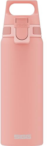 SIGG - Edelstahl Trinkflasche - Shield ONE Shy Pink - Für Kohlensäurehaltige Getränke Geeignet - Auslaufsicher - Federleicht - BPA-frei - Outdoor & Fitness - helles Pink - 0,75L