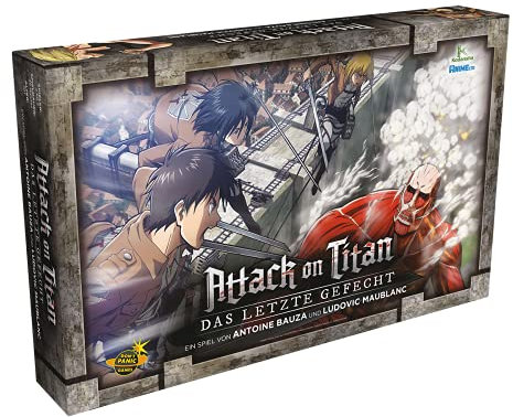 Don't Panic Games | Attack on Titan: Das letzte Gefecht | Kennerspiel | Brettspiel | 2-5 Spieler | Ab 10+ Jahren | 30+ Minuten | Deutsch