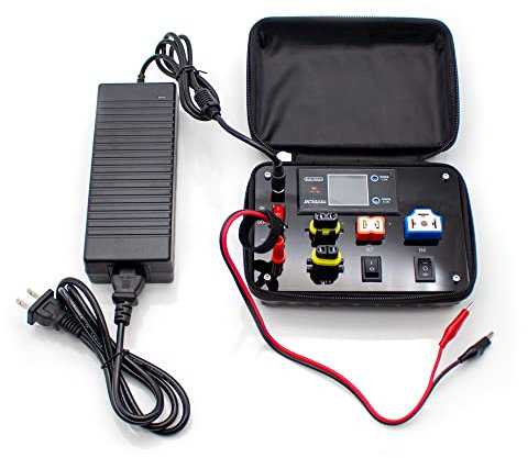 LeTkingok 12V Auto Led Portable Tester, H4 H7 H11 H8 9005 9006 T10 Festoon Scheinwerfer Lampe Auto Lichter Glühbirnen Test Box Testgerät