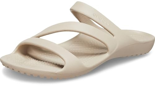 Crocs Women's Kadee II Lightweight Strappy Sandals, Cobblestone, 9