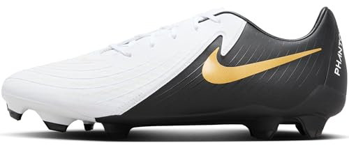 Nike FD6723-100 Phantom GX II Academy FG/MG Herren White/Black-MTLC Gold Coin EU 44