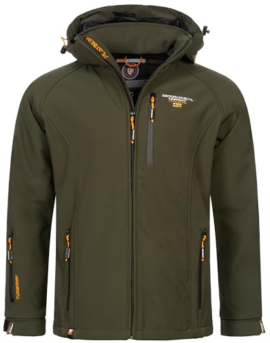 Geographical Norway Herren Herbst Winter Softshell Jacke - Regen Outdoor Übergangs FVS Production H-H