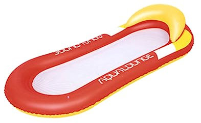 ifundom 1stück Schwimmring Für Erwachsene Aufblasbare Liegefläche Dickes Und Sicheres Schwimmspielzeug Für Pool Und Strand Für Sommerpartys Und Entspannte Tage Am Wasser Rot