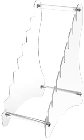 Messer Display Rack, Desktop-Display Ständer für Messer - Acryl Messer Display Ständer Desktop-Display Rack | Kollektible Display Case Multi-Tier-Ablageständer für Küche & Jagdmesser