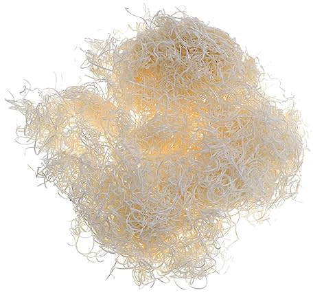 Sosoport 400g Natural Sawdust Bedding for Snakes and Lizards Soft Wood Shavings for Reptile Habitats Pet Supplies