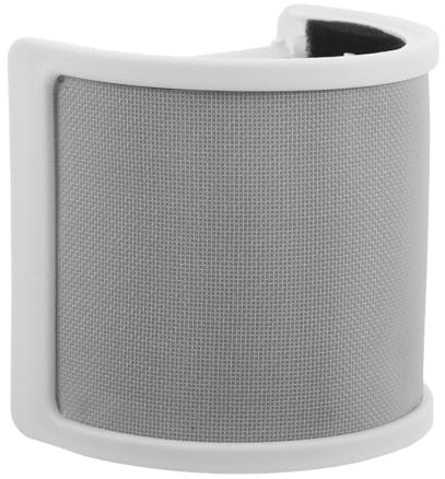 DOITOOL U Shaped Pop Filter Metal Mesh Windscreen Shield for Microphone Recording Podcasting Use Handheld Mics