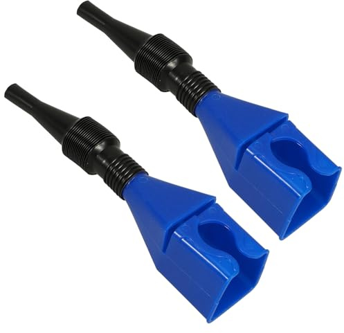 LALADEFIEE 2 pièces Entonnoir Flexible avec Tuyau Plastique pour Remplissage Huile Automobile Moto Compacte Pliable Facile à Transporter