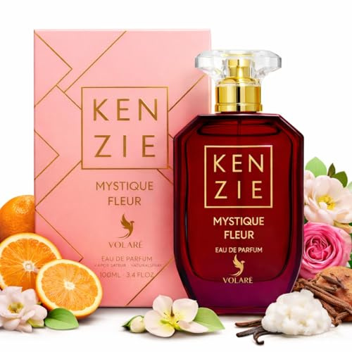 Ken zie Mystique Fleur Volare - Eau de parfum Gourmand mixte 100 ml - Femme - Longue durée, idée cadeau, Saint Valentin