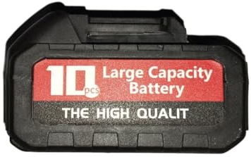 Naturii Batteria di Ricambio 21V 6000 mAh Alta Capacità – Li-ion Compatibile con Utensili Elettrici e da Giardinaggio – Celle Potenziate