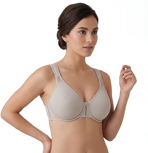 Selene, Sujetador Reductor para Mujer con Tirantes Anchos Comfort y Aro, Sin Relleno, Colección Lorea