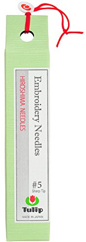 Sewline Tulip Embroidery Needles, Size-5, 8-Pack
