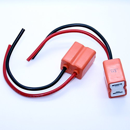 LED-Mafia 2X H7 Sockel Lampenfassung Keramikfassung Lampe Birne Stecker Fassung 12V 100 Watt