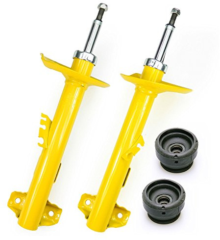 2X SPORT-STOßDÄMPFER GASDRUCK SPORTDÄMPFER VORNE + DOMLAGER FÜR AUDI 50, DERBY, POLO 86C